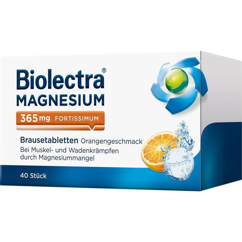 BIOLECTRA Magnesium 365 mg fortissimum Orange